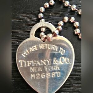 Tiffany & Co. Silver "Return To Tiffany". Hard To Find W/ CoA